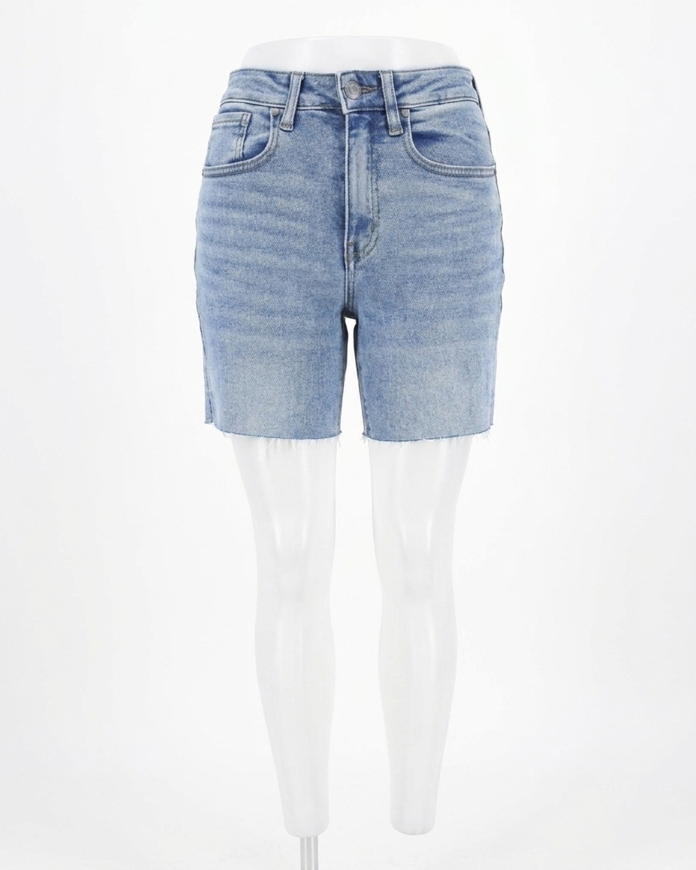 NEW GRACE AND LACE premium 5" shorts in mid-wash
